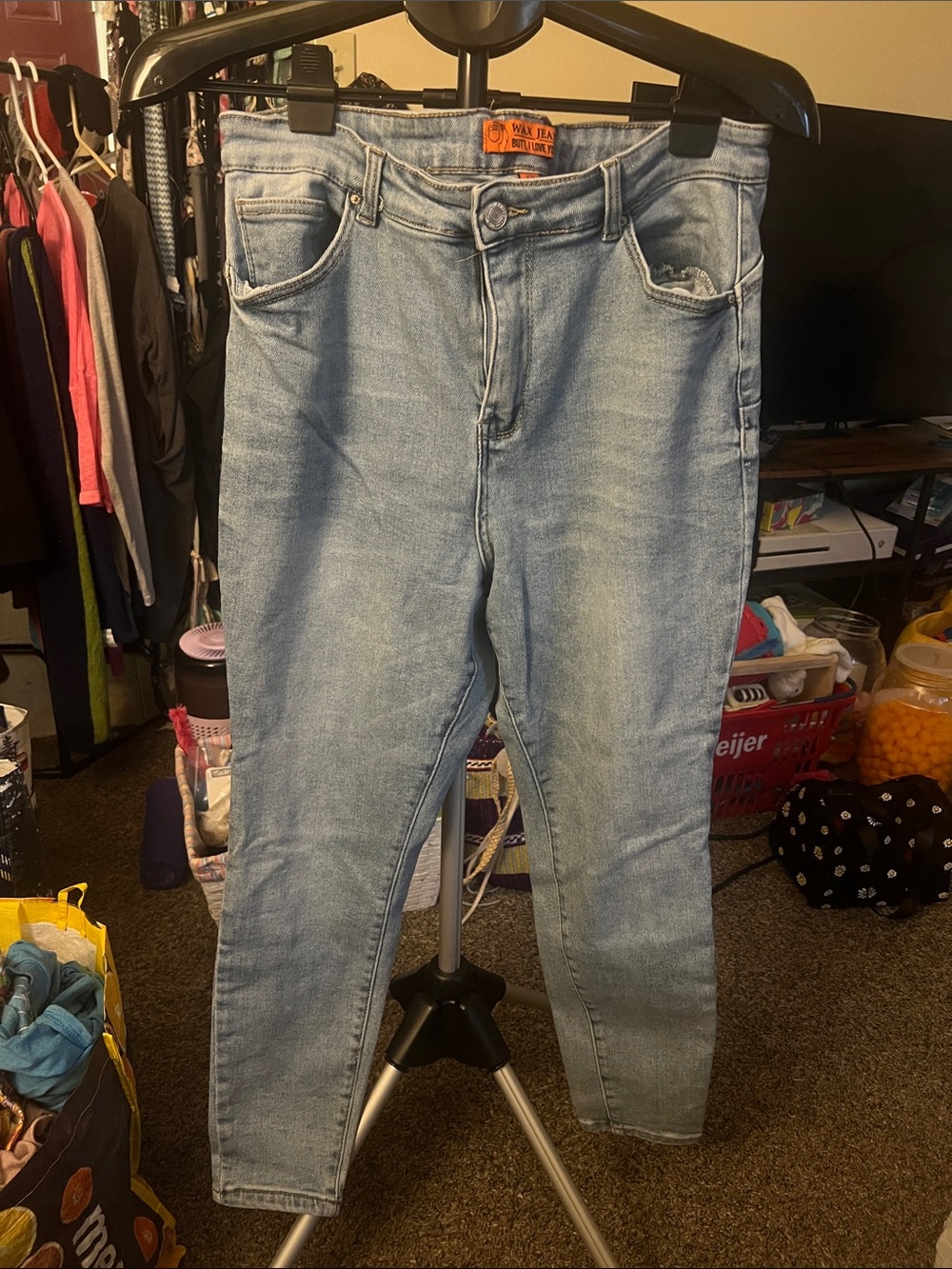 Wax Jean Women's Light Blue Skinny Jeans